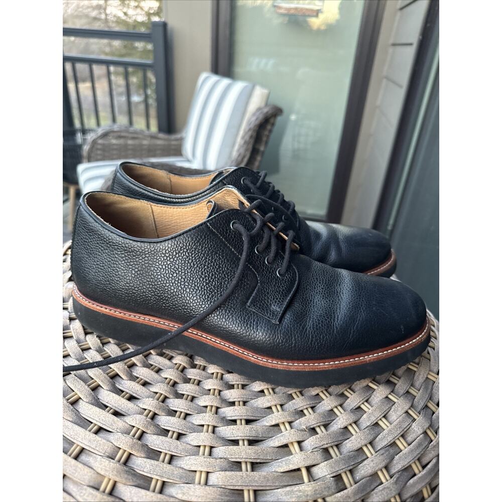 Samuel Hubbard Men’s Founder Oxford Dress Black Leather Shoes Size 10M 44 EU